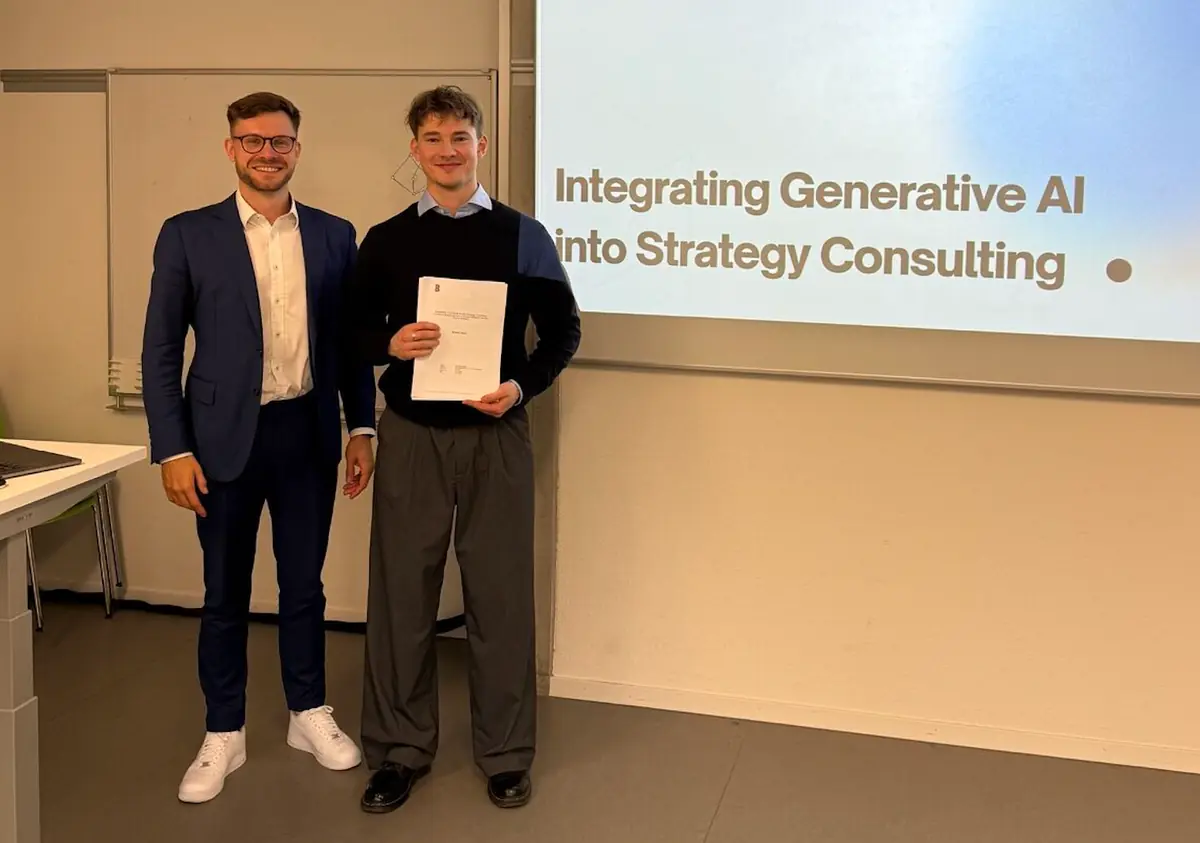 Thesis supervision: Integrating Generative AI into Strategy Consulting